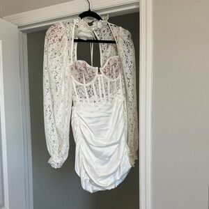 For Love And Lemons White Lace Dress
